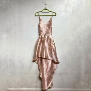 by and by Pink Satin High Low 
Dress Sz 17